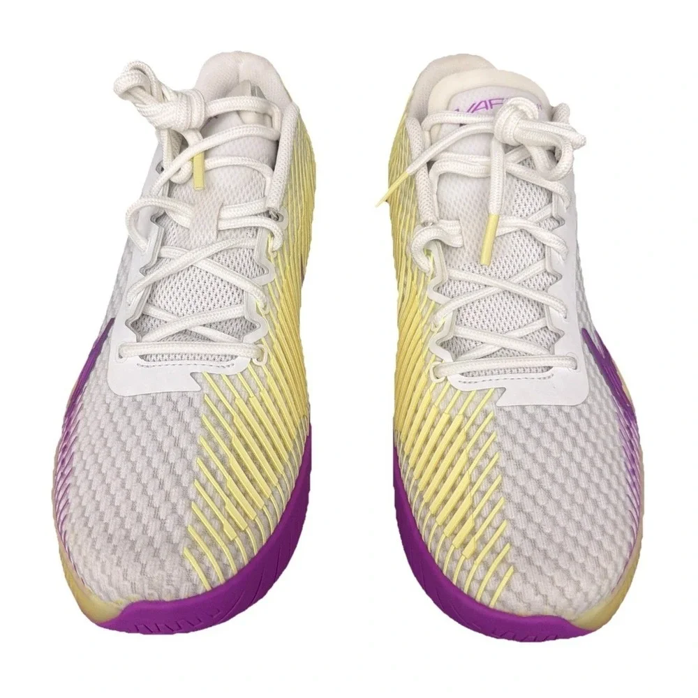 NIKE Women's Court Air Zoom Vapor 11 HC White Fuchsia Dream DR6965-101 Size 10